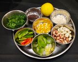 A picture of step 3 of Lemon Rice. (Chitranna).