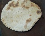 A picture of step 4 of Jhunka sabzi with Bajre ki Roti.
