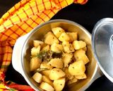 সাদা আলুর তরকারি রেসিপির ধাপ 2 ছবি