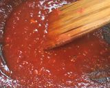 A picture of step 8 of Crispy Chicken in Red Sauce.