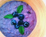 Foto del paso 3 de la receta: Avena con blueberries 💜🥣
