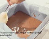 Foto langkah ke 10 dari resep Chocolate Vanilla Castella Cake.