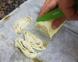 Foto del paso 4 de la receta: Rollitos de Hojaldre con pavo, rulo de cabra y salsa pesto