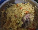 صورة لخطوة 3 من وصفة أرز بالمرق ربيعي وخفيف على المعدة 💪❤️