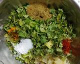 A picture of step 2 of Quinoa patties.