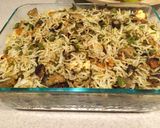 A picture of step 4 of Mushroom (veggie) Dum Biriyani .
