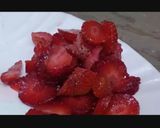 A picture of step 2 of Frozen Strawberries for Milkshake in Sehri.