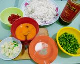 Foto langkah ke 1 dari resep Nasi Goreng Buncis Telur Keju.