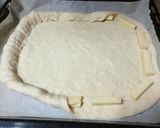 Pas rețetă Pizza cu margini umplute cu cașcaval 1 fotografie