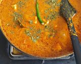 A picture of step 9 of Paneer Kolhapuri masala.