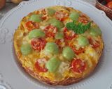 Foto del paso 7 de la receta: Tortilla de patatas al horno -con tomatitos y salsa pesto-