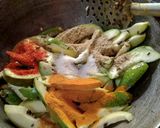 A picture of step 3 of Khatti methi chutney.