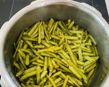 A picture of step 8 of Dhaba style Guvarnu shaak (Cluster beans curry).