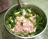 รูปขั้นตอนการทำที่ 3 ของ หมกหมูสับเห็ดนางฟ้า​(สูตร​แรงงานไต้หวัน)​