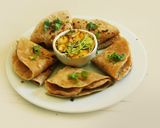 A picture of step 5 of Aloo ke gutke-special potato masala curry for chapathi.