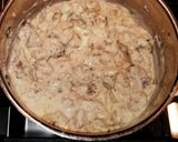 A picture of step 5 of Mike's Military SOS Gravy Thick Toast & Corn Beef Hash.
