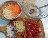 Vegyes káposzta saláta 🍅🧅🥬🥕🌶️ recept fázis 1 fotója