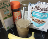 Foto del paso 1 de la receta: Batido de Soja, muesli, plátano y café