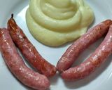Foto del paso 4 de la receta Salchichas con puré de patatas