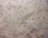 A picture of step 1 of Abacha(African Salad)... Native style.