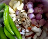 A picture of step 6 of Raw mango pachadi.
