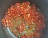 A picture of step 2 of Potato with spring onion.