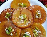 A picture of step 7 of Kesar Malpua.