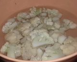A picture of step 2 of PhoolGobhi Gosht.