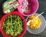 Foto langkah ke 1 dari resep Tumis Kacang Panjang Jagung Manis.