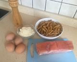 Foto del paso 1 de la receta Macarrones estilo carbonara |¡Sin nata!