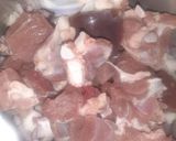 A picture of step 1 of Mutton Rogan Josh.