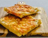 A picture of step 6 of Lasagna Pockets 😋😋😋.