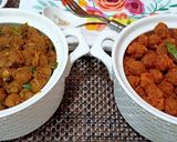 A picture of step 2 of சோயா சங்ஸ் பிரை.
