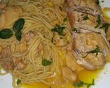 صورة لخطوة 6 من وصفة رولي الدجاج محشي مع المعكرونة سباقتي🍜🍖