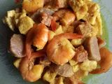Udang bakso bumbu kuning