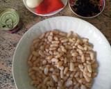 Foto del paso 1 de la receta: Alubias de bote en ensalada con alcachofas y burrata