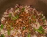 A picture of step 2 of Yam porridge.