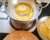 A picture of step 3 of Makka masala Aloo Puri (Maize flour poori 😋 makki ke aata Puri).