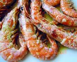 Foto del paso 3 de la receta Gambas al horno en salsa verde