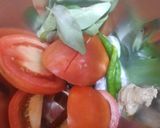 A picture of step 2 of Moong dal and galka(sponge gourd) nu shaak.