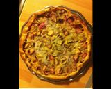 Une image de l'étape 5 de Tarte rhubarbe et fraises.