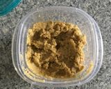 A picture of step 1 of Olive Hummus.