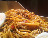 A picture of step 8 of Native spaghetti.