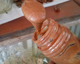 A picture of step 3 of Arrow root Smoothie#4 weeks challenge #.