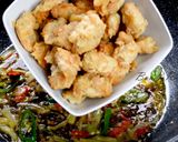 Foto langkah ke 6 dari resep Ayam tepung saus tiram.