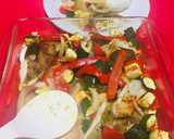 Foto del paso 2 de la receta: Pescado 🎅Al Horno con Calabacín 🐟
