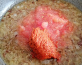 Foto del paso 8 de la receta: Tosta de calamares con sobrasada, pimientos y cebolla caramelizada