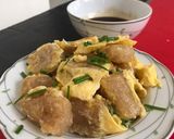 Hình bước làm 3 của món Bột chiên trứng - Giòn ngoài dẻo trong