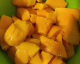 A picture of step 1 of Mango Shake (Mango Milkshake).