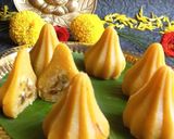 A picture of step 3 of Stuffed Mawa Modak (Khoya Modak).